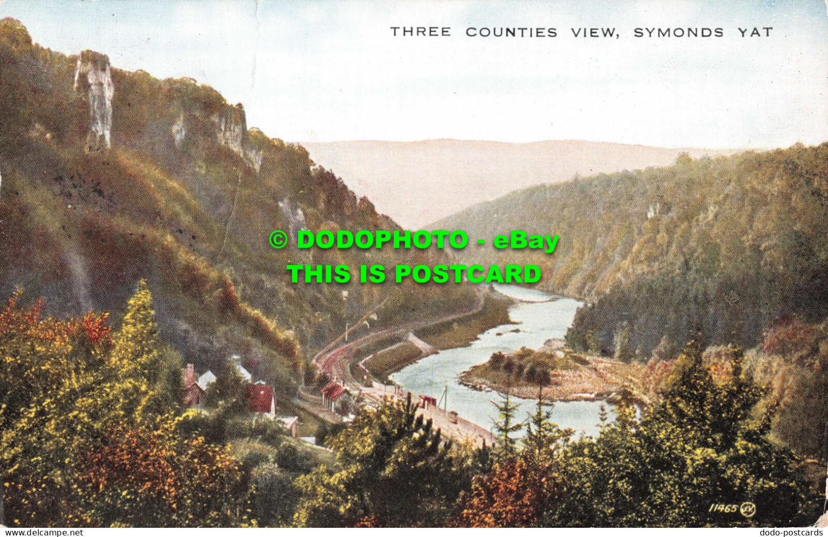 R548854 Symonds Yat. Three Counties View. Valentine. Valesque Series. 1928 - Monde