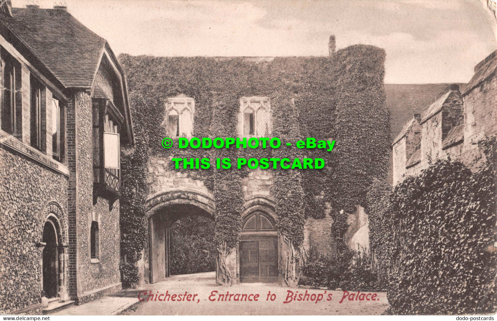 R549177 Chichester. Entrance To Bishop Palace. F. Frith. No. 55031. 1908 - World