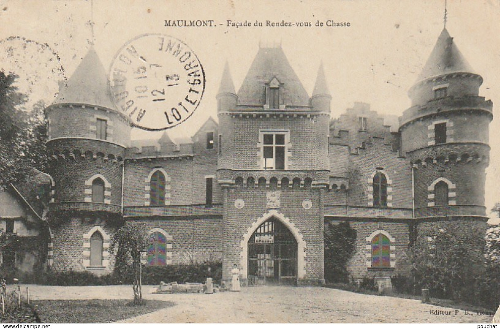 OP 4-(03) MAULMONT - FACADE DU RENDEZ VOUS DE CHASSE - 2 SCANS  - Autres & Non Classés