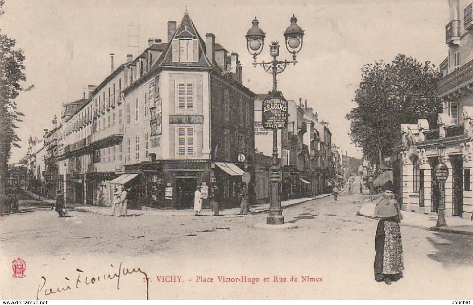 OP 4-(03) VICHY - PLACE VICTOR HUGO ET RUE DE NIMES  - 2 SCANS  - Vichy