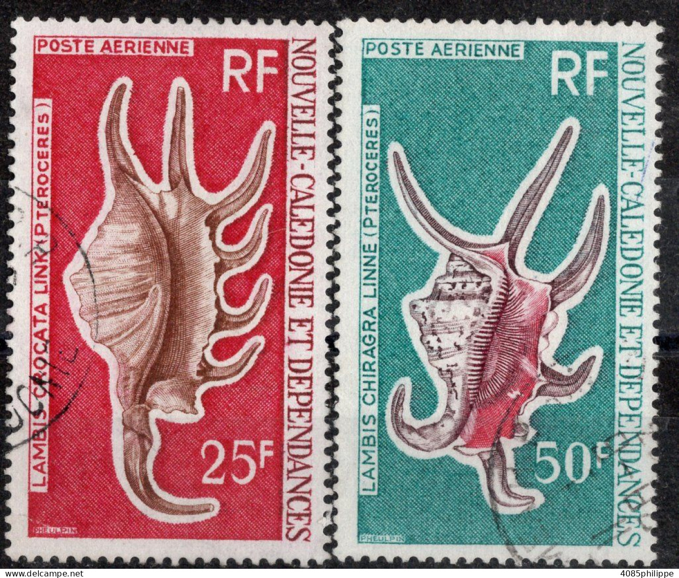 Nvelle CALEDONIE Timbres-Poste Aérienne N°129 & 130 Oblitérés TB Cote : 10€80 - Used Stamps