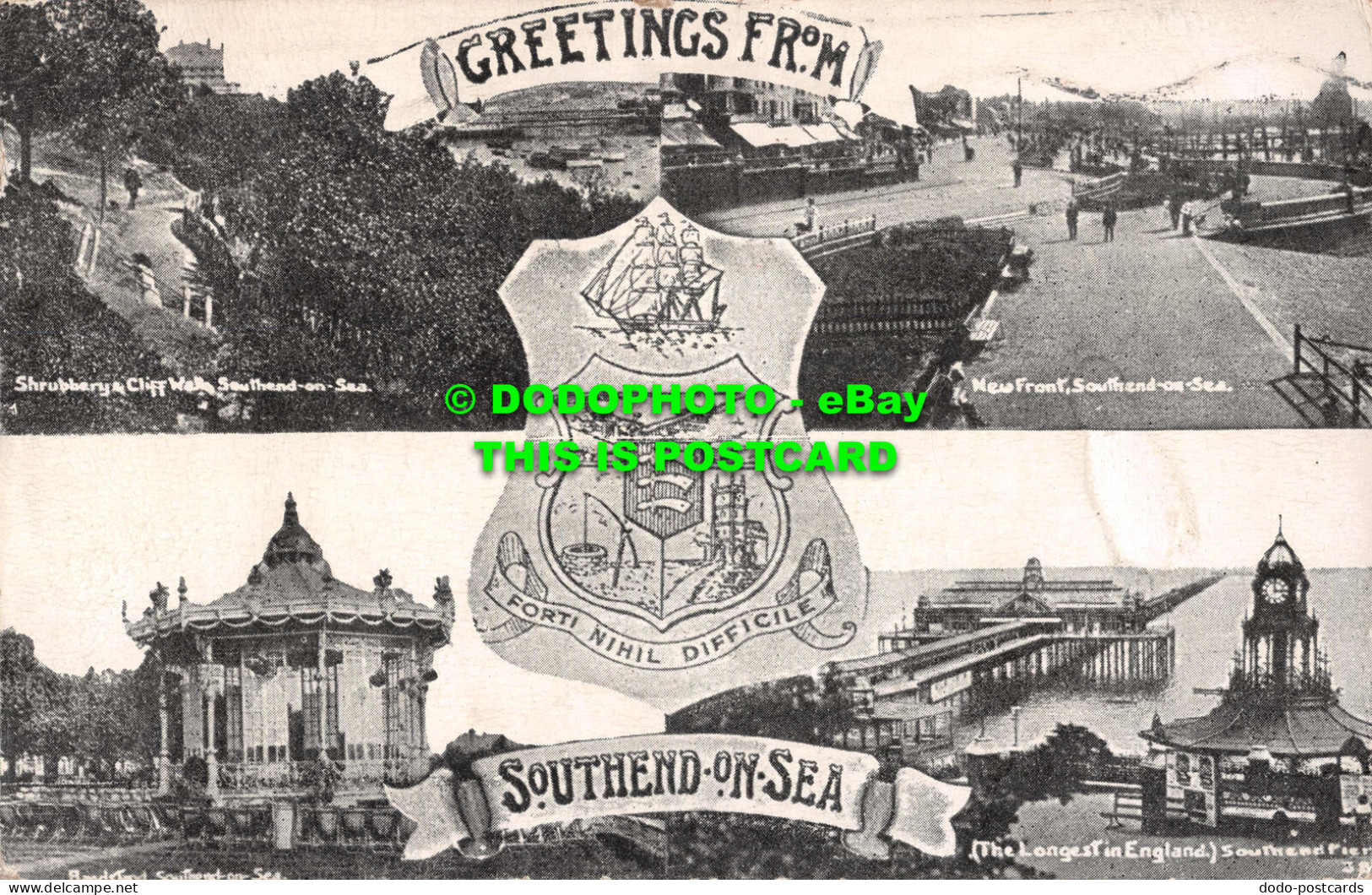 R549179 Greetings From Southend On Sea. New Front. Multi View - World