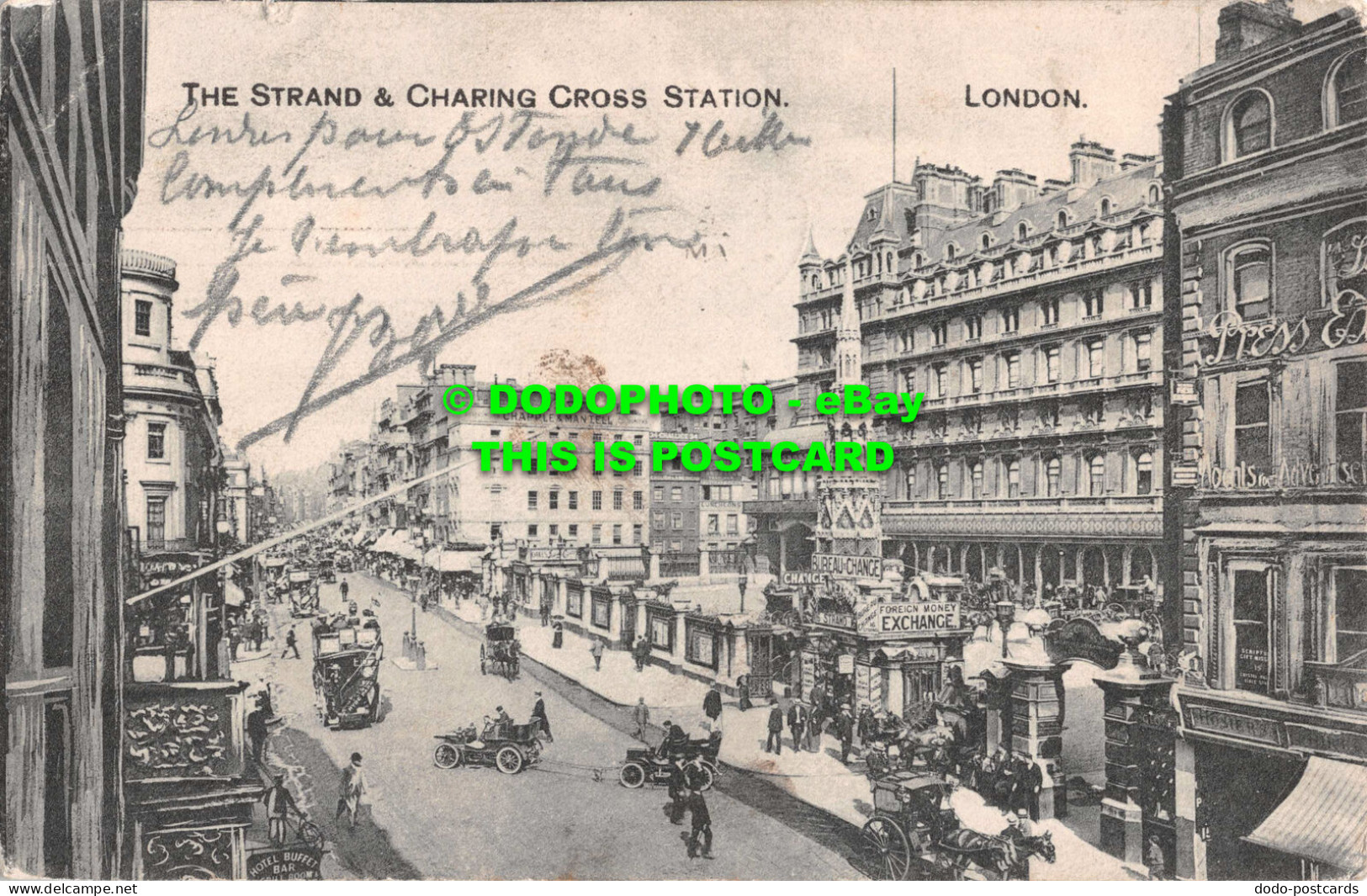 R548857 London. The Strand And Charing Cross Station. S. P. No. 27. 1906 - Sonstige & Ohne Zuordnung