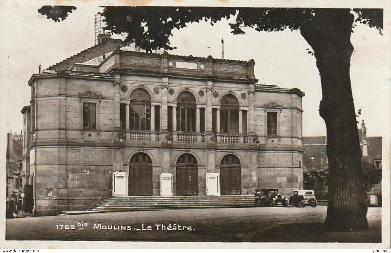 OP 5-(03) MOULINS - LE THEATRE - AUTOMOBILES - 2 SCANS - Moulins