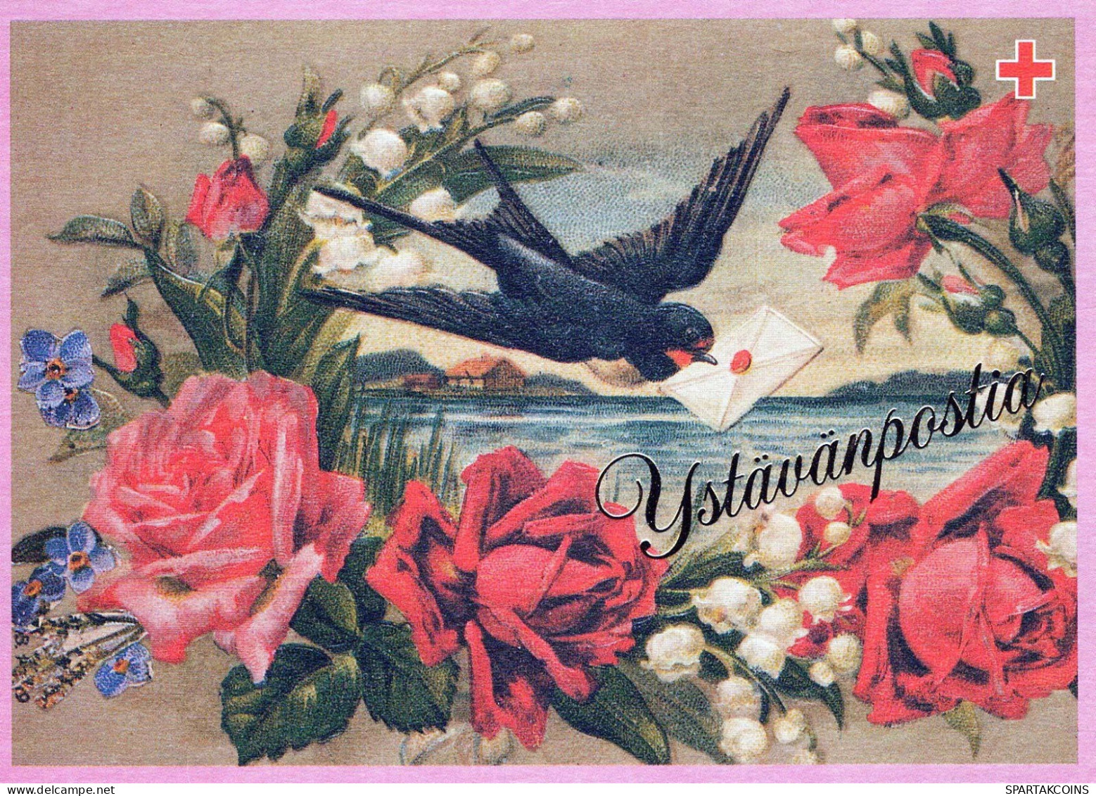 PÁJARO Animales Vintage Tarjeta Postal CPSM #PBR730.A - Oiseaux