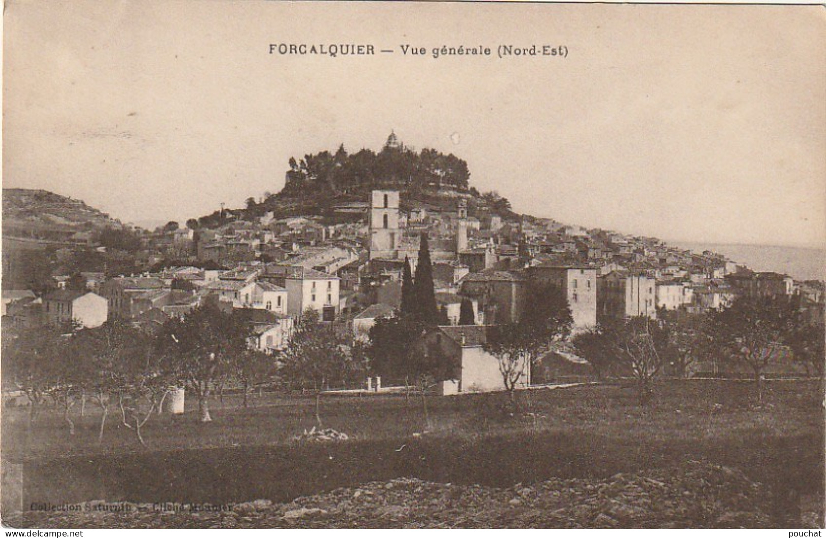 OP 6-(04) FORCALQUIER - VUE GENERALE - 2 SCANS - Forcalquier