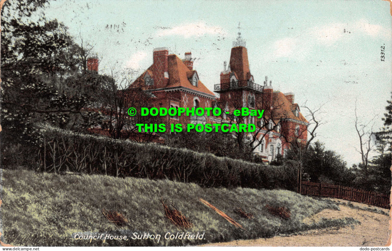 R549184 Sutton Coldfield. Council House. The Wrench Series. No. 13312. 1908 - World