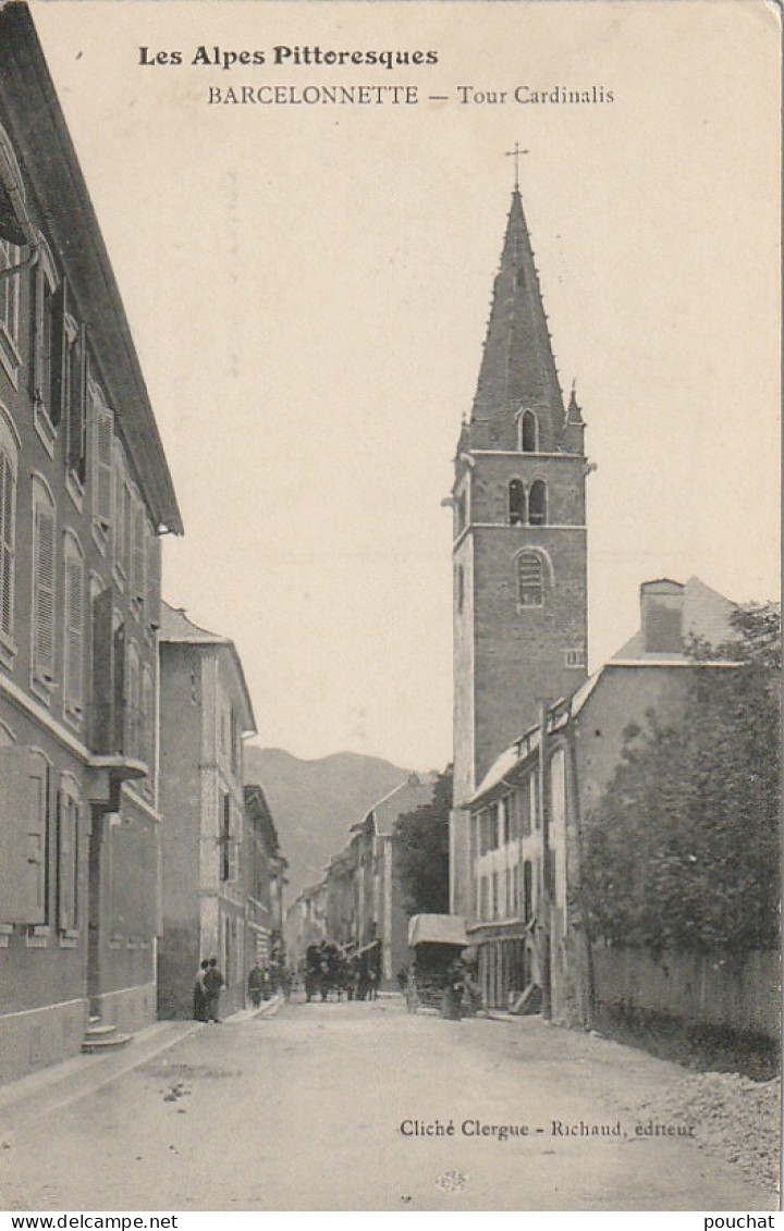 OP 6-(04) BARCELONNETTE - TOUR CARDINALIS - 2 SCANS - Barcelonnette