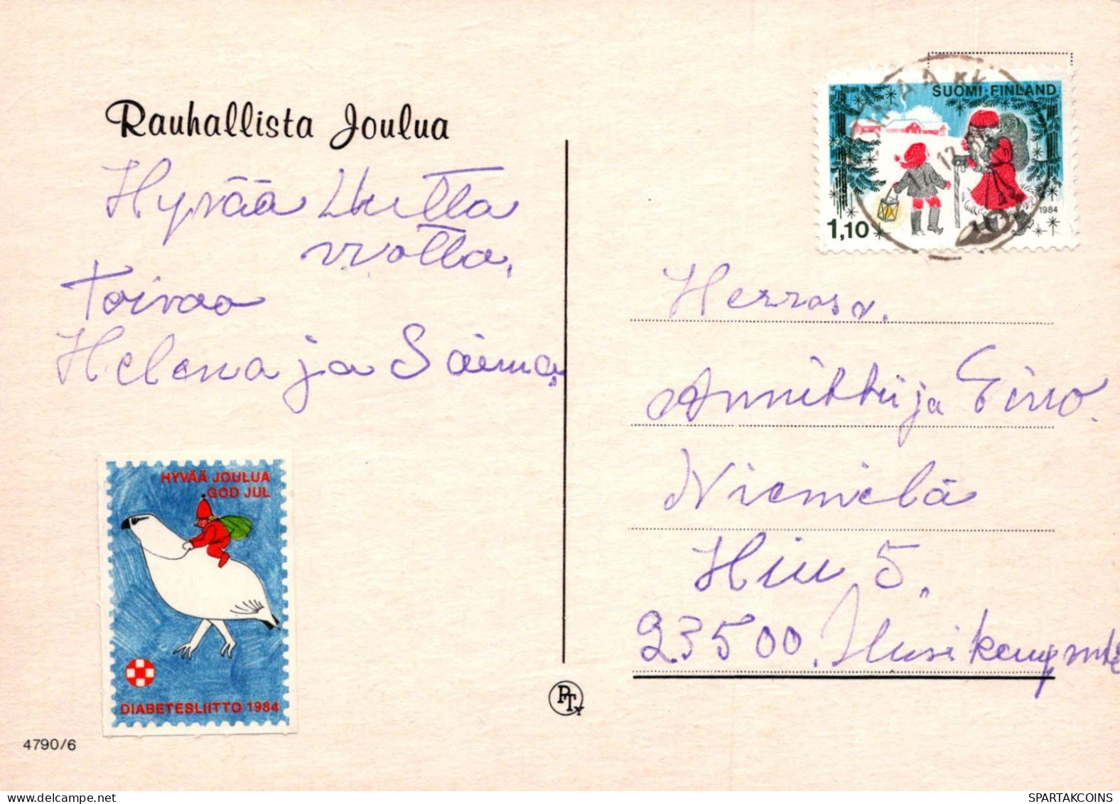 Virgen María Virgen Niño JESÚS Navidad Religión Vintage Tarjeta Postal CPSM #PBP998.A - Jungfräuliche Marie Und Madona