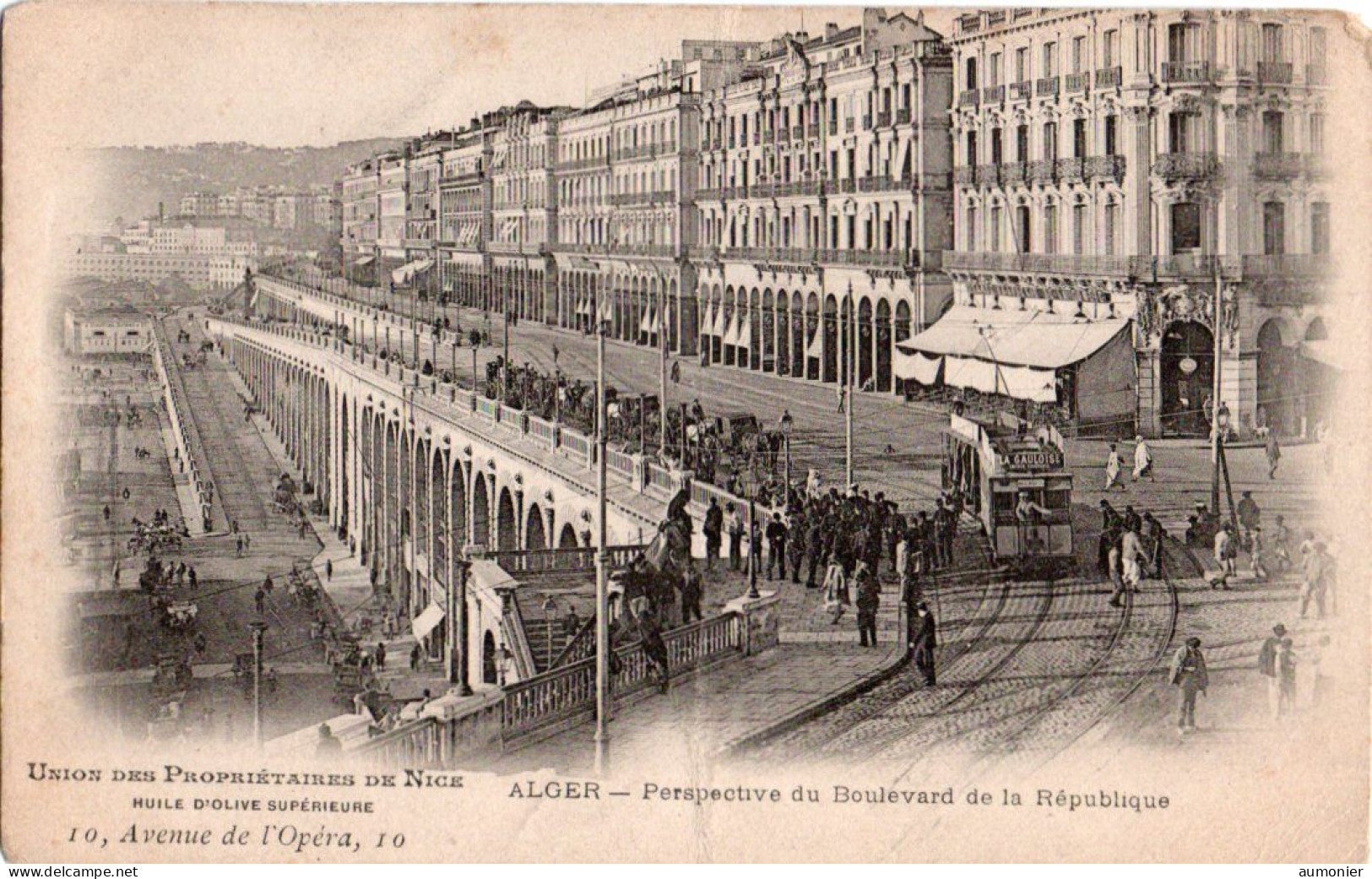 ALGER ( Algérie ) - Perspective Du Boulevard De La République - Alger