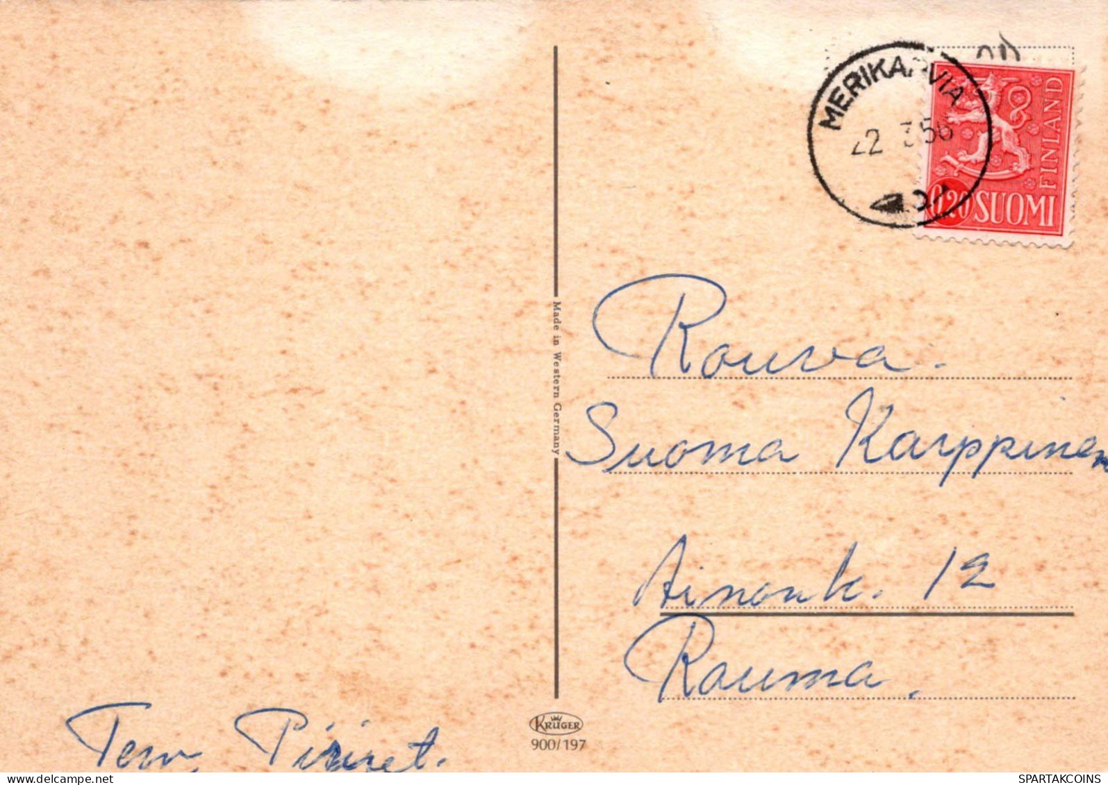 PASCUA POLLO Vintage Tarjeta Postal CPSM #PBO957.A - Pascua