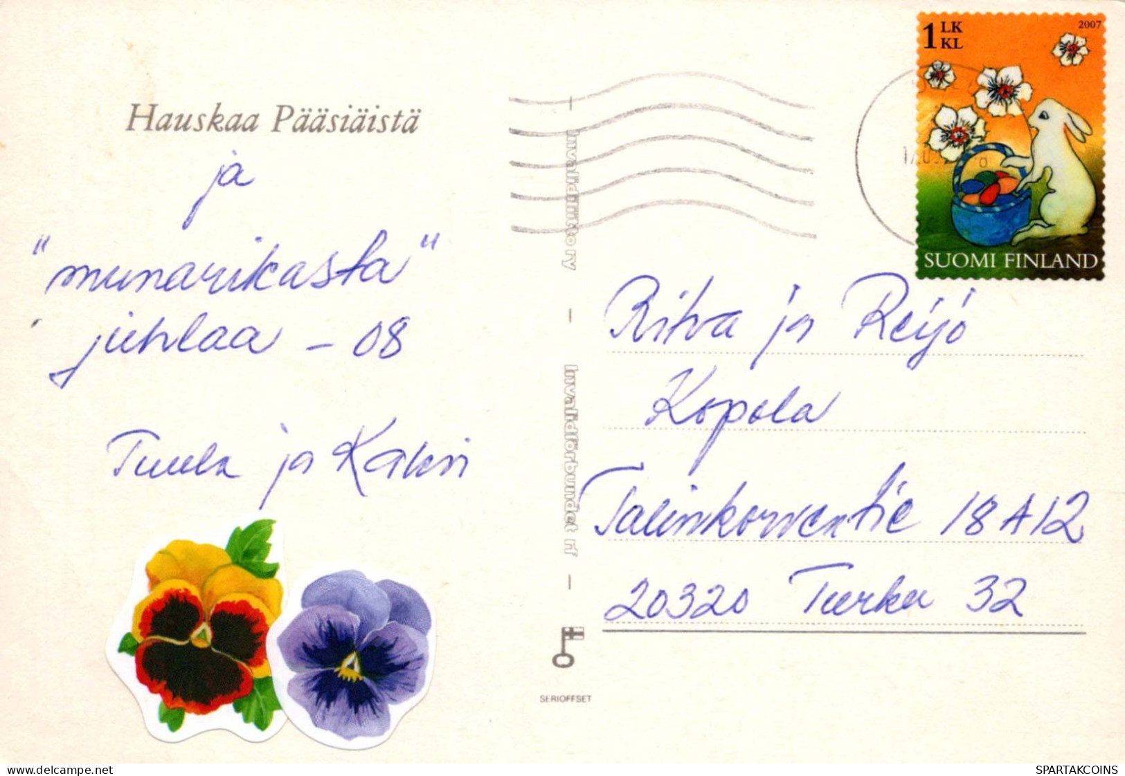 PÂQUES POULET ŒUF Vintage Carte Postale CPSM #PBO814.A - Pascua