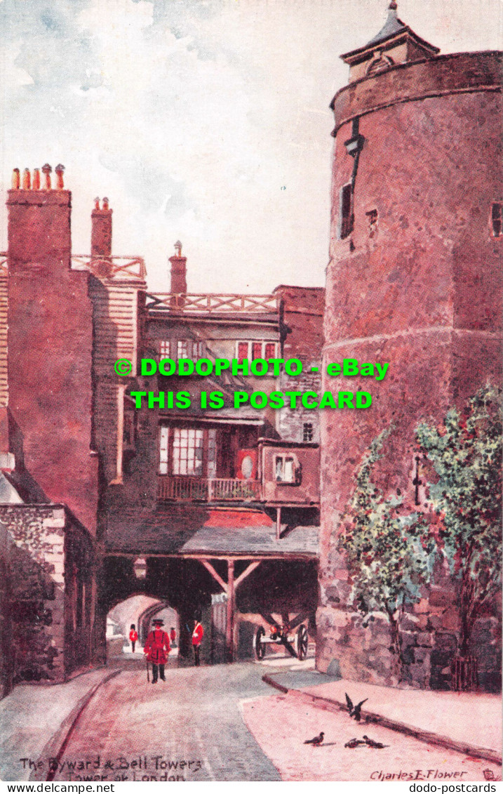 R549739 Tower Of London. The Byward And Bell Towers. Tuck. Oilette. No. 6476 - Sonstige & Ohne Zuordnung