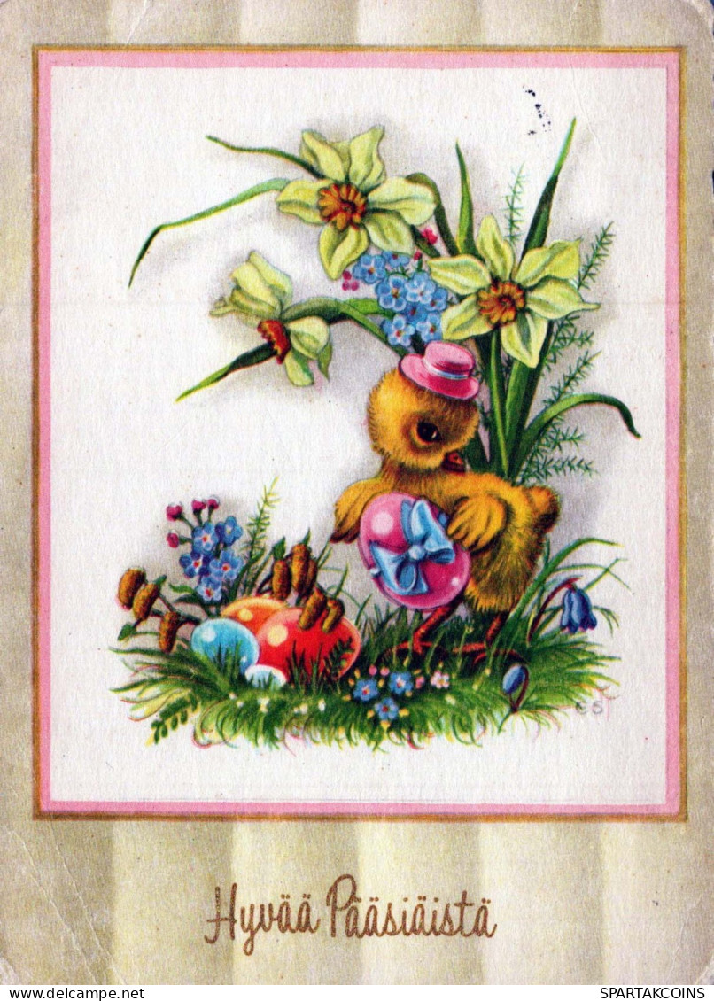 OSTERN EI Vintage Ansichtskarte Postkarte CPSM #PBO210.A - Ostern