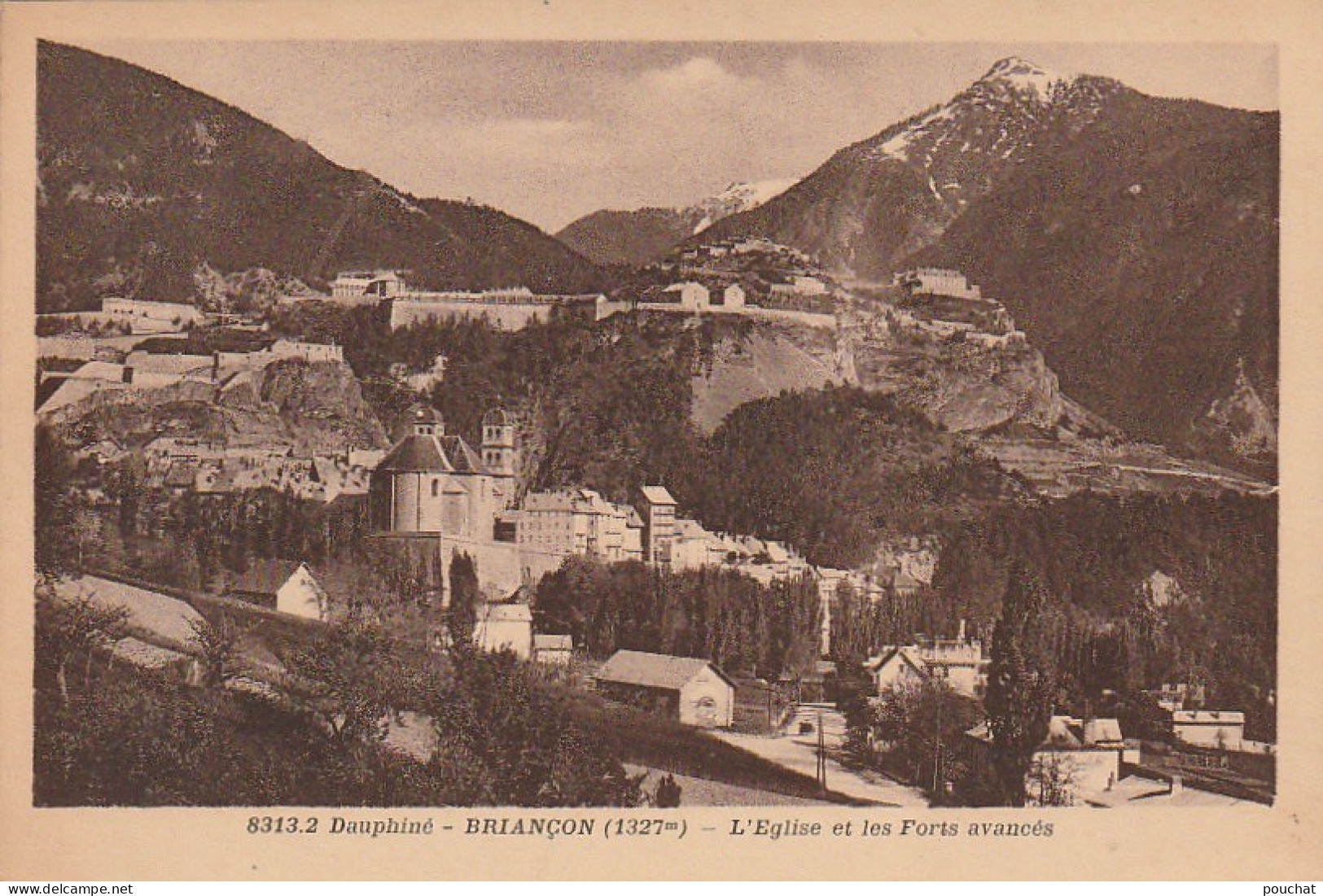 OP 8-(05) BRIANCON - L' EGLISE ET LES FORTS AVANCES - 2 SCANS - Briancon