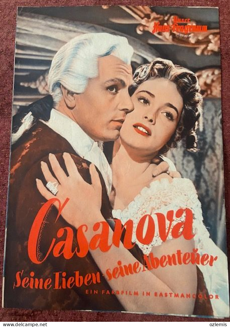 CASANOVA, UNSER ,HAUS -PROGOMM,CINEMA ,MOVIE ,MAGAZINE - Bioscoop En Televisie