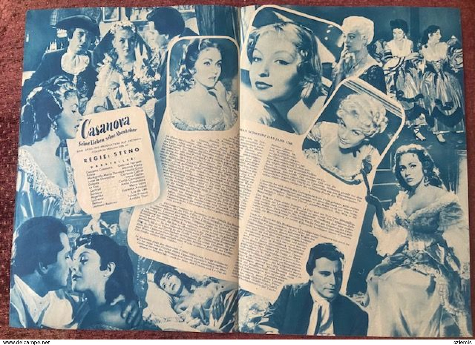 CASANOVA, UNSER ,HAUS -PROGOMM,CINEMA ,MOVIE ,MAGAZINE - Cinema & Television