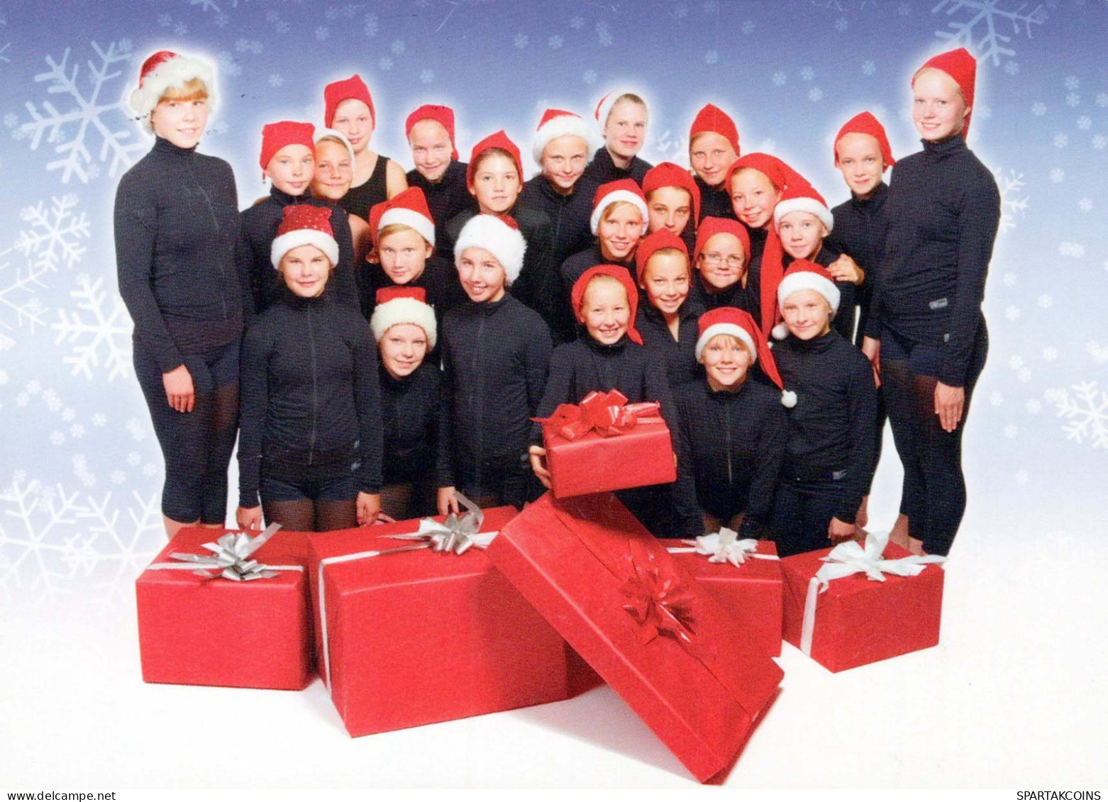WEIHNACHTSMANN SANTA CLAUS Neujahr Weihnachten GNOME Vintage Ansichtskarte Postkarte CPSM #PBL992.A - Santa Claus