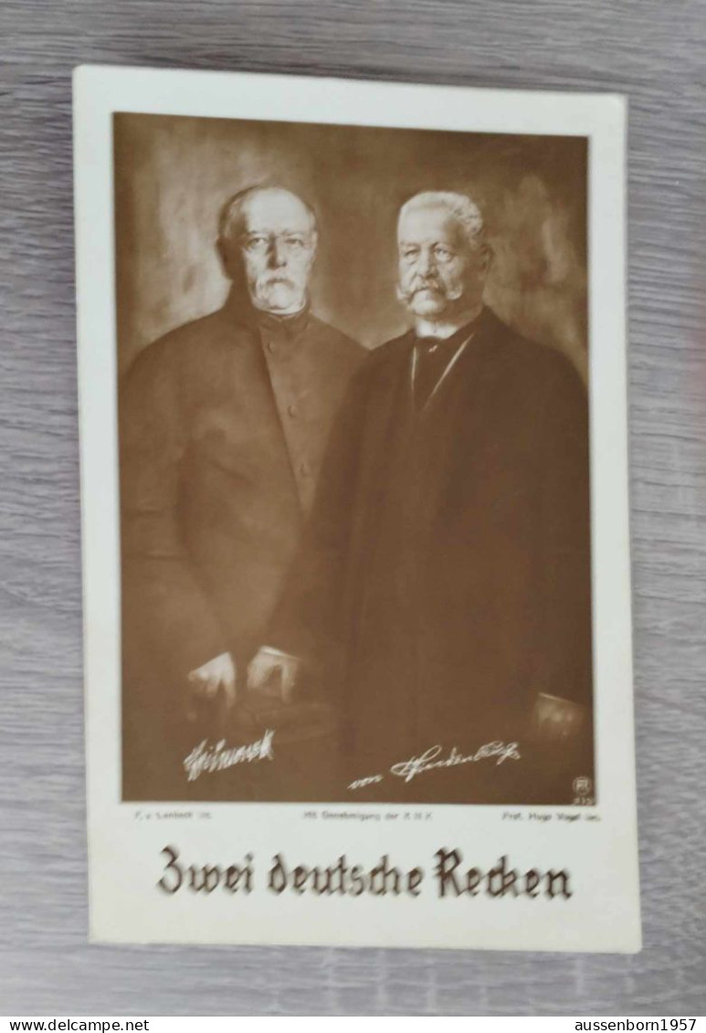 Otto Von Bismarck Und Paul Von Hindenburg : 1930 - Personnages