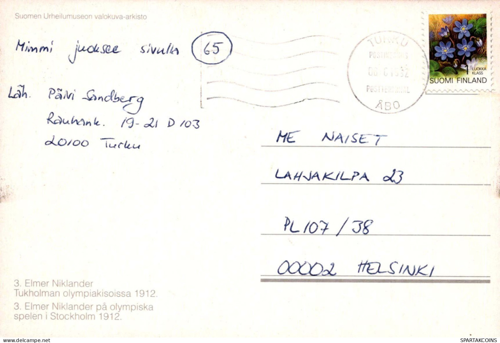 Personajes Famosos Deportista Vintage Tarjeta Postal CPSM #PBV979.A - Sportler