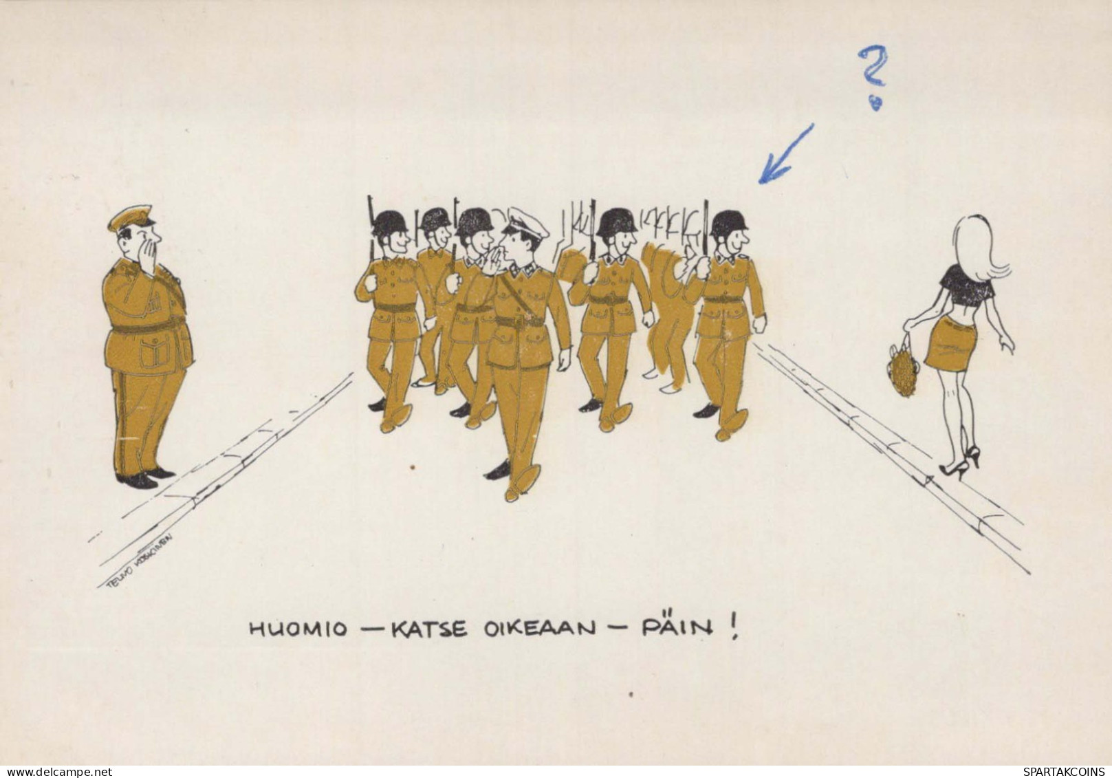 SOLDATS HUMOUR Militaria Vintage Carte Postale CPSM #PBV946.A - Humoristiques