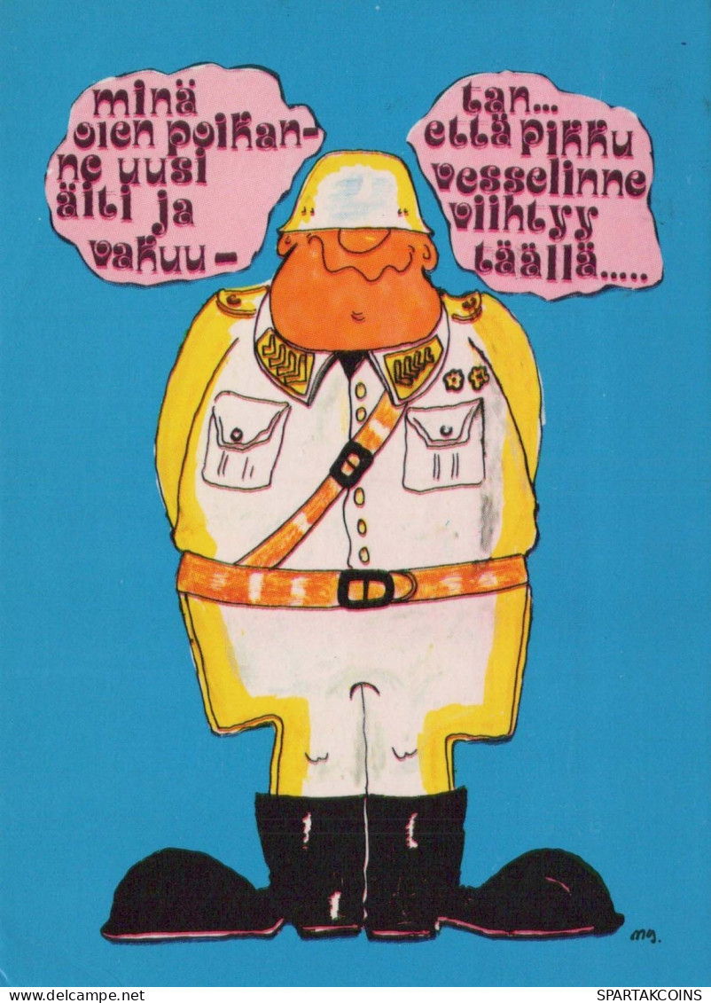SOLDATS HUMOUR Militaria Vintage Carte Postale CPSM #PBV851.A - Humor