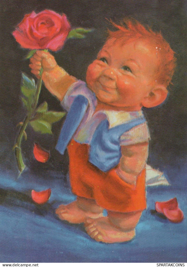 ENFANTS HUMOUR Vintage Carte Postale CPSM #PBV286.A - Humorvolle Karten