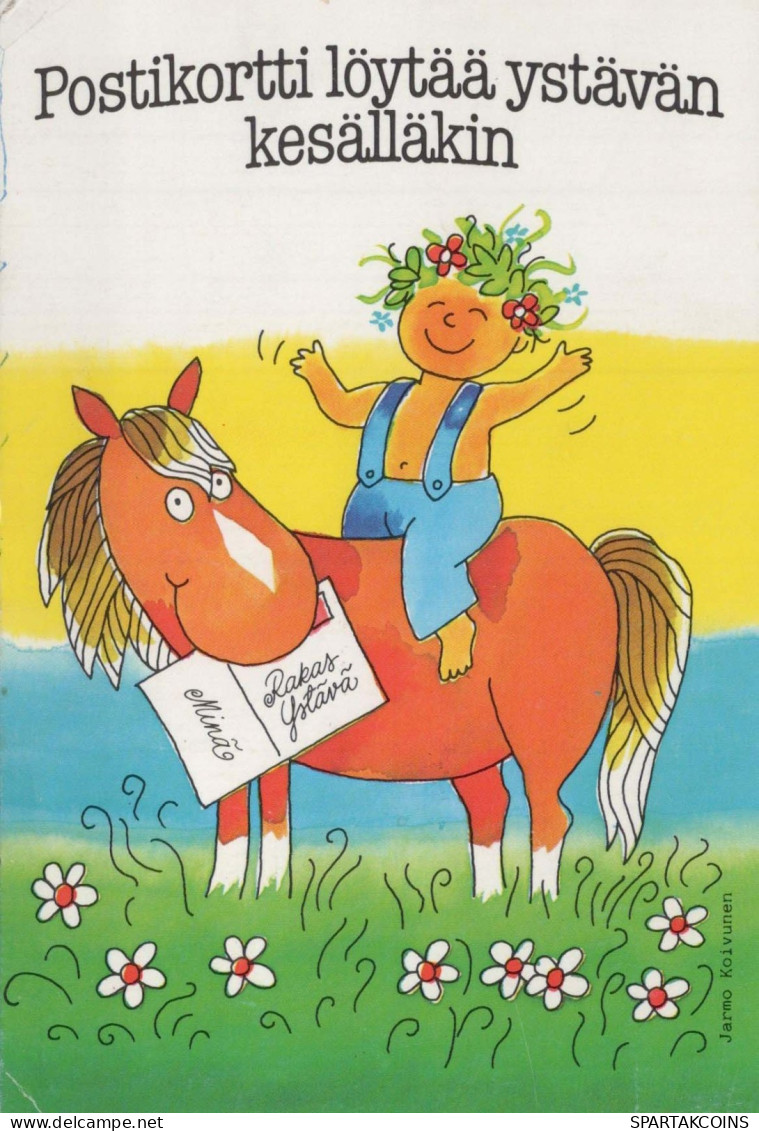 NIÑOS HUMOR Vintage Tarjeta Postal CPSM #PBV174.A - Humorous Cards