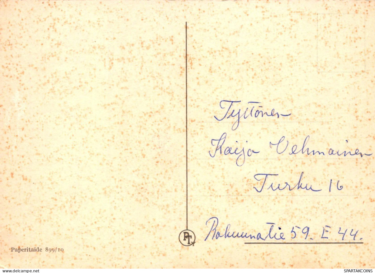 BUON COMPLEANNO 7 Años RAGAZZA BAMBINO Vintage Postal CPSM #PBT768.A - Birthday