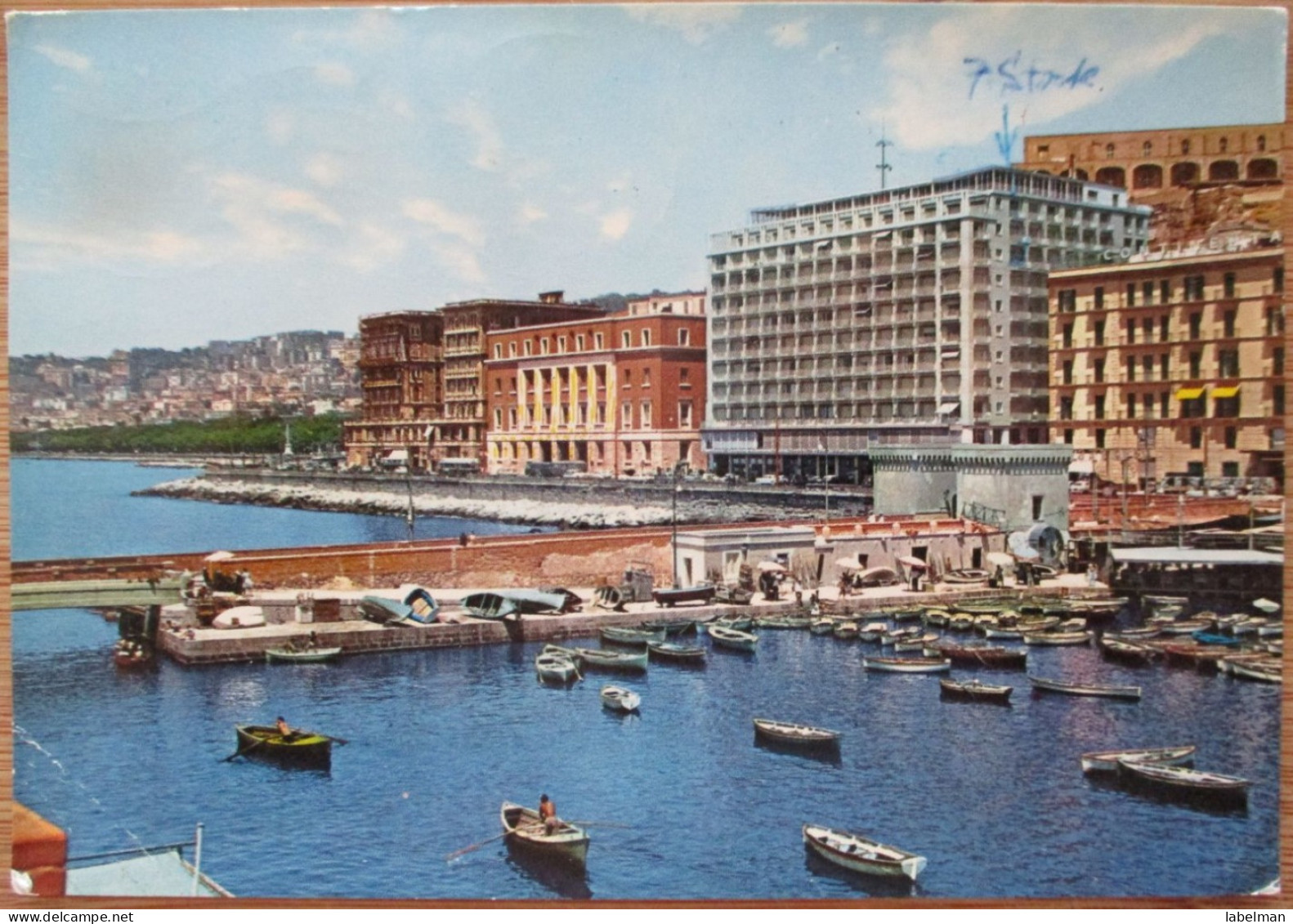 ITALIA ITALY NAPOLI NAPLES PANORAMA POSTCARD CARTE POSTALE ANSICHTSKARTE CARTOLINA POSTKARTE CARD - Napoli (Neapel)