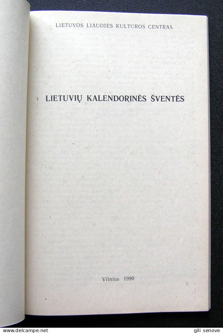 Lithuanian Book / Kalendorinės šventės 1990 - Cultural