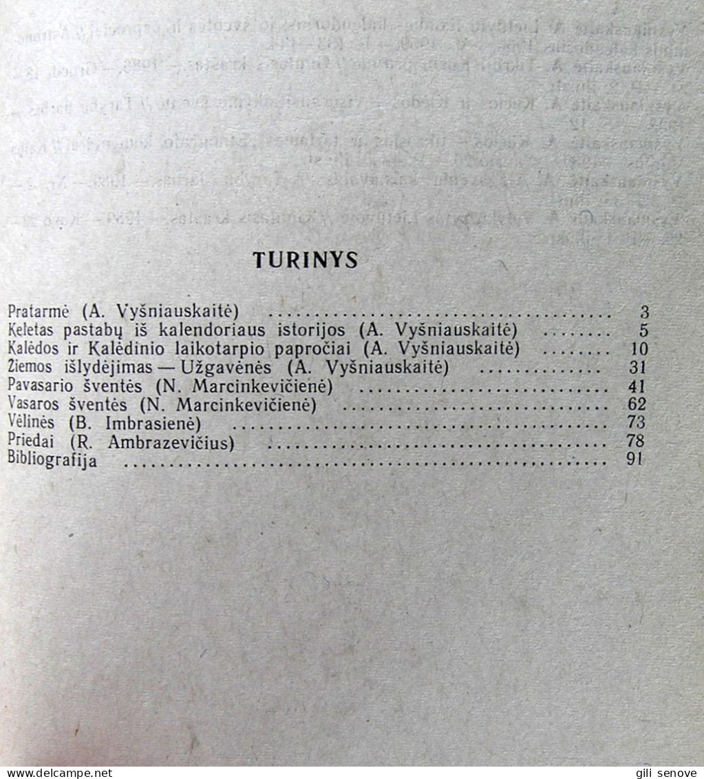 Lithuanian Book / Kalendorinės šventės 1990 - Culture