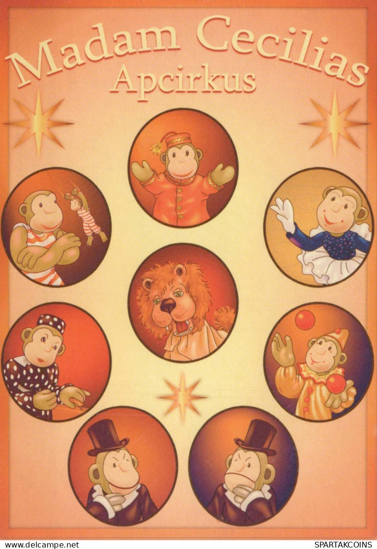 SCIMMIA Animale Vintage Cartolina CPSM #PBR991.A - Scimmie