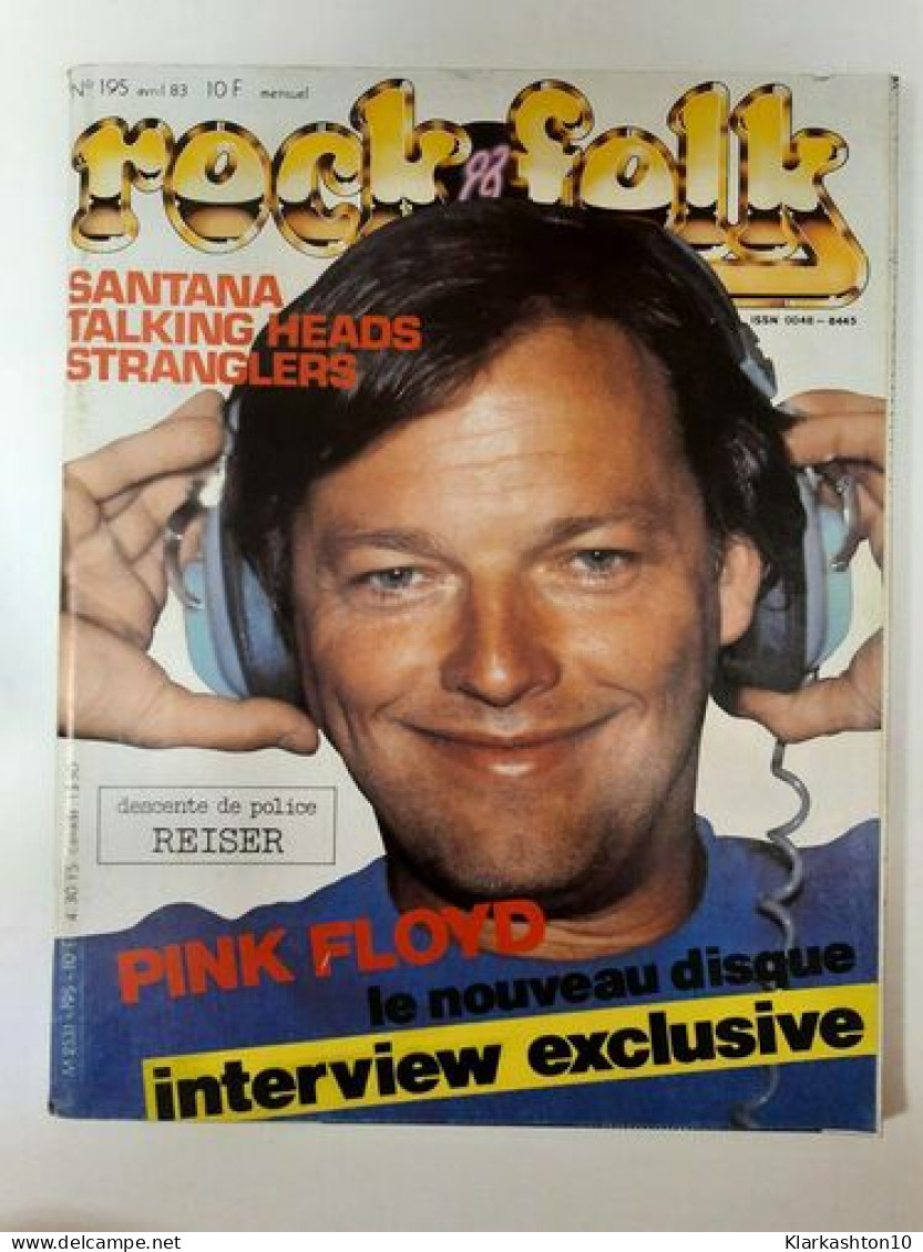 Magazine Rock & Folk N° 195 - Avril 1983 - Ohne Zuordnung