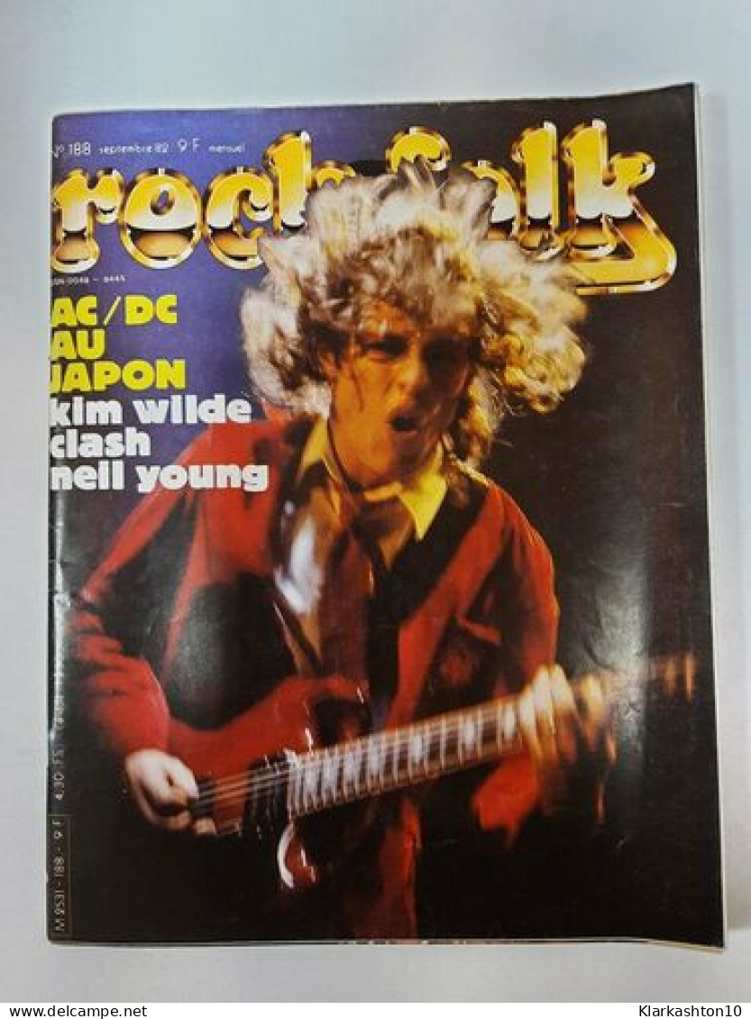 Magazine Rock & Folk N° 188 - Septembre 1982 - Ohne Zuordnung