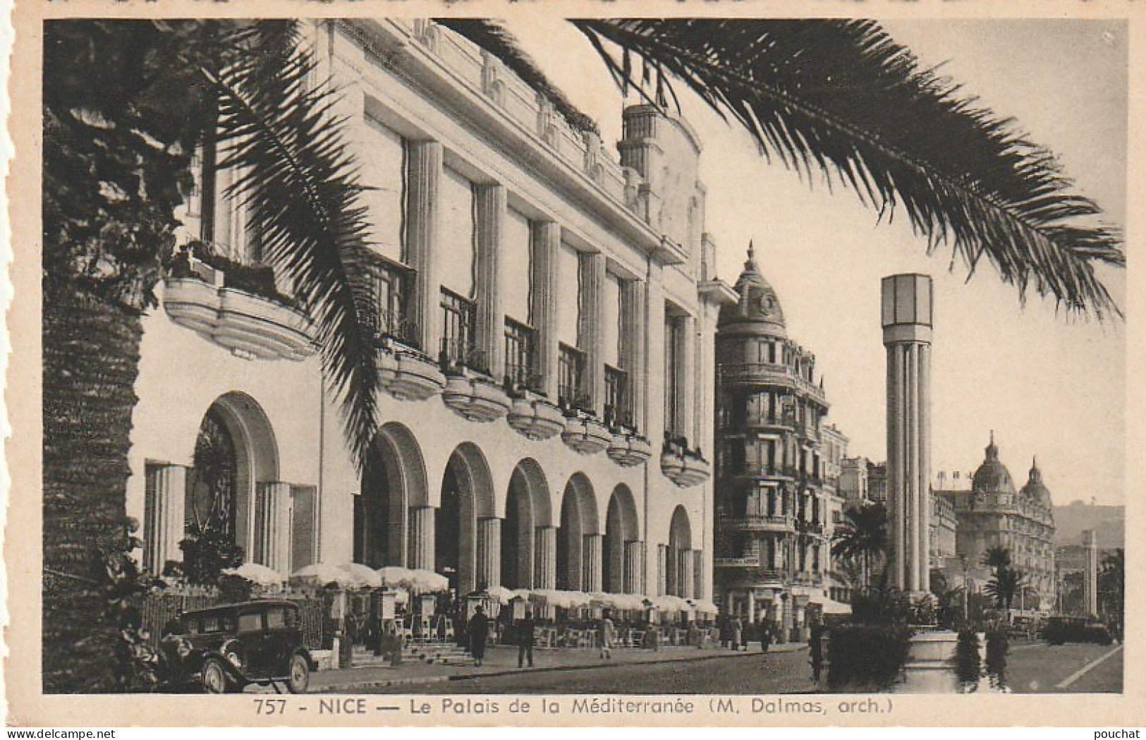 OP 11 -(06) PALAIS DE LA MEDITERRANEE , NICE - 2 SCANS - Monumentos, Edificios