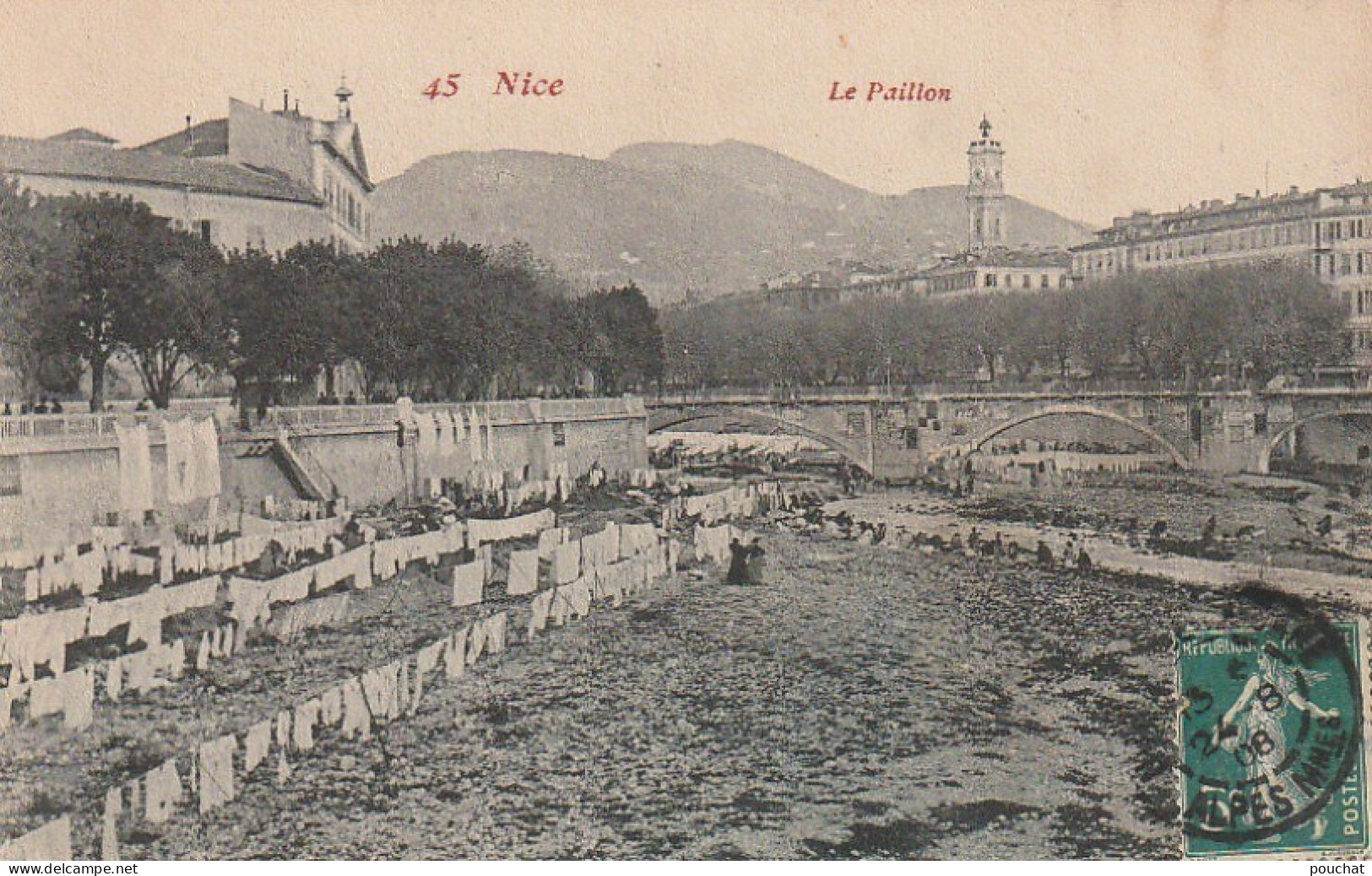 OP 11 -(06)  NICE , LE PAILLON - LAVANDIERES - 2 SCANS - Straßenhandel Und Kleingewerbe