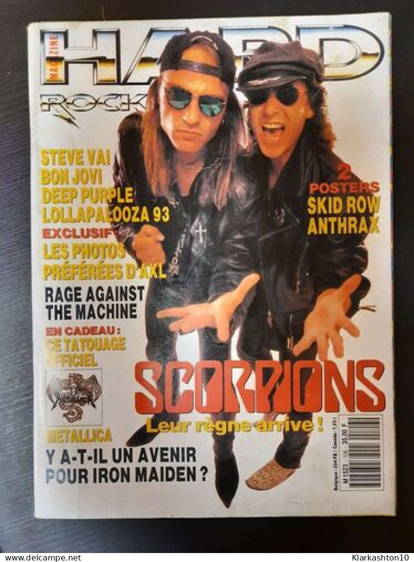 Magazine Hard Rock N° 106 - Septembre 1993 - Non Classés