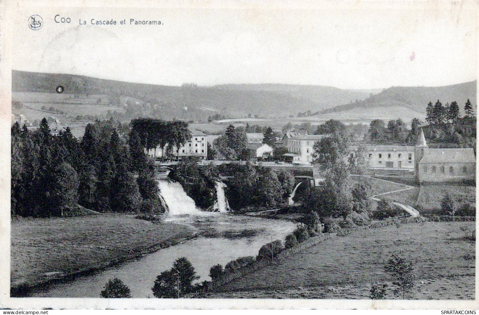 BELGIUM COO WATERFALL Province Of Liège Postcard CPA #PAD166.A - Stavelot