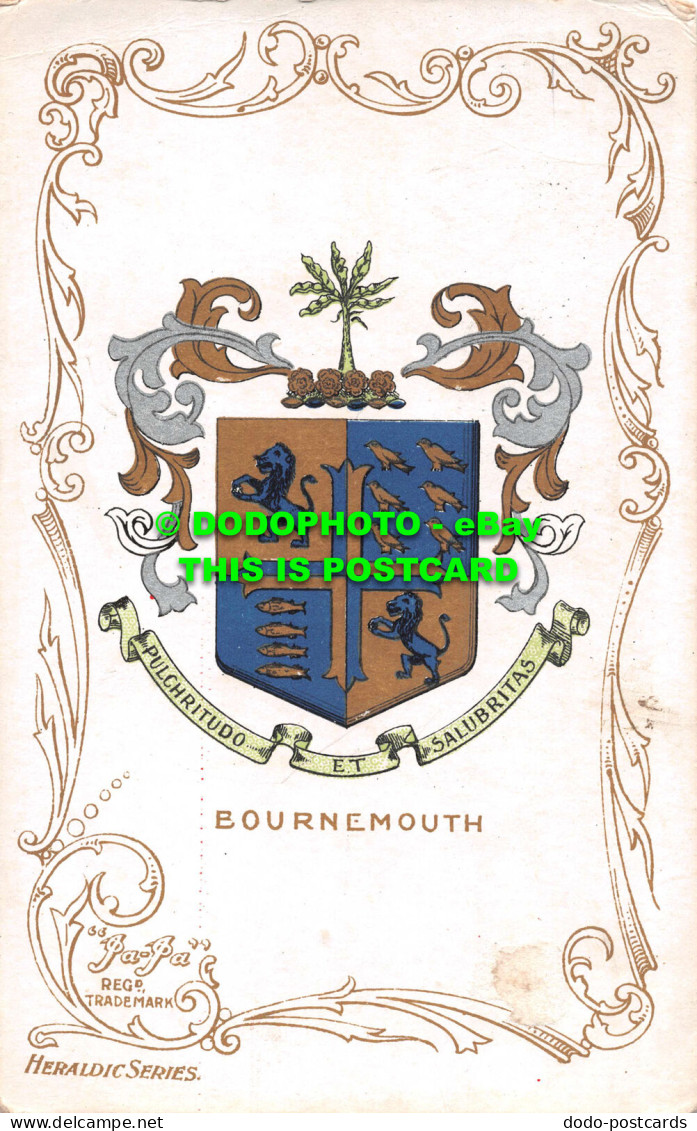 R549759 Bournemouth. Ja Ja. Heraldic Series. 1912 - Welt