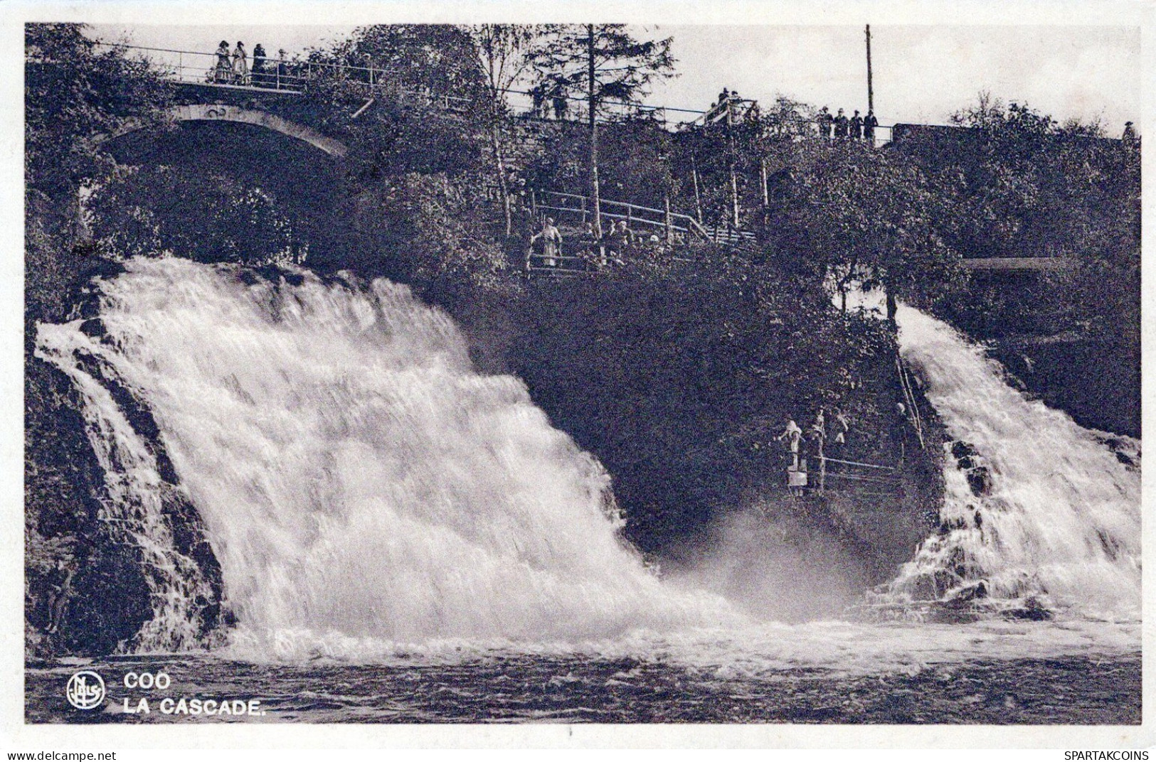 BELGIEN COO WASSERFALL Provinz Lüttich (Liège) Postkarte CPA #PAD110.A - Stavelot