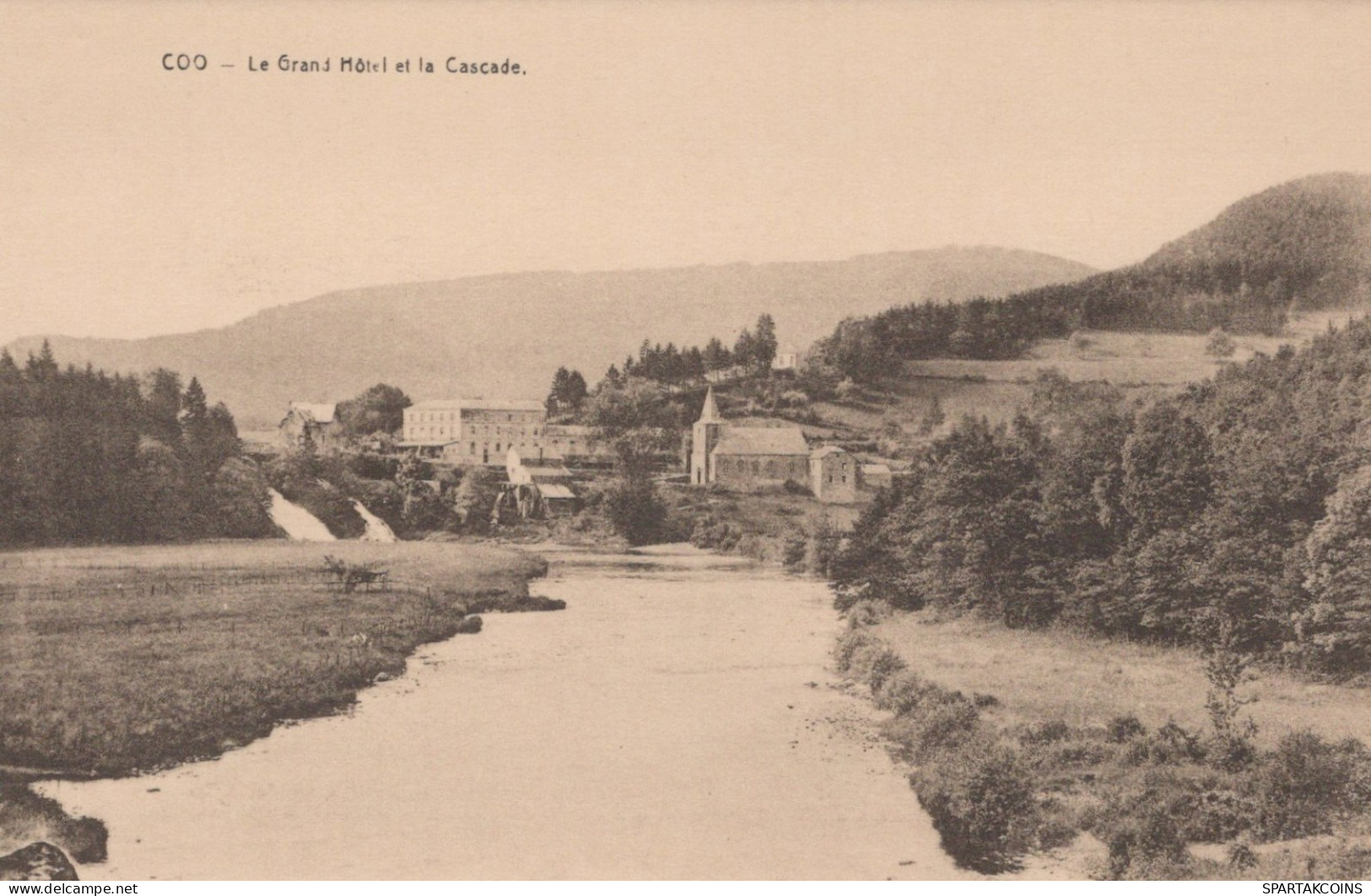 BELGIEN COO WASSERFALL Provinz Lüttich (Liège) Postkarte CPA #PAD065.A - Stavelot