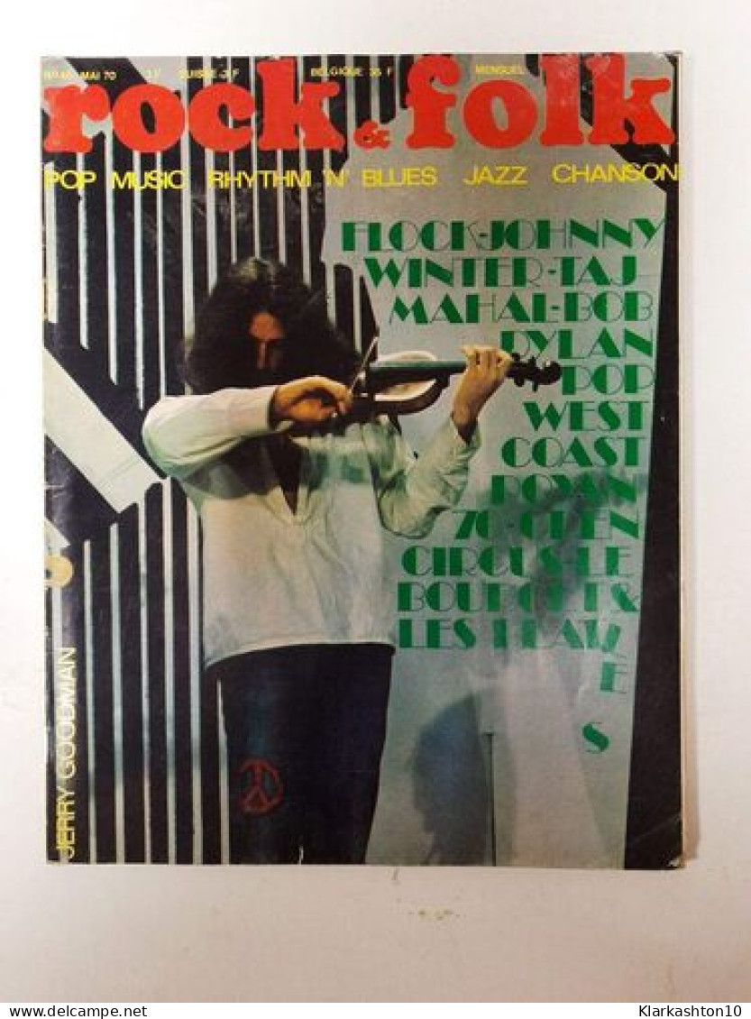 Magazine Rock & Folk N° 40 - Mai 1970 - Non Classés