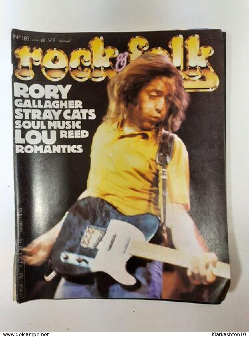 Magazine Rock & Folk N° 183 - Avril 1982 - Autres & Non Classés