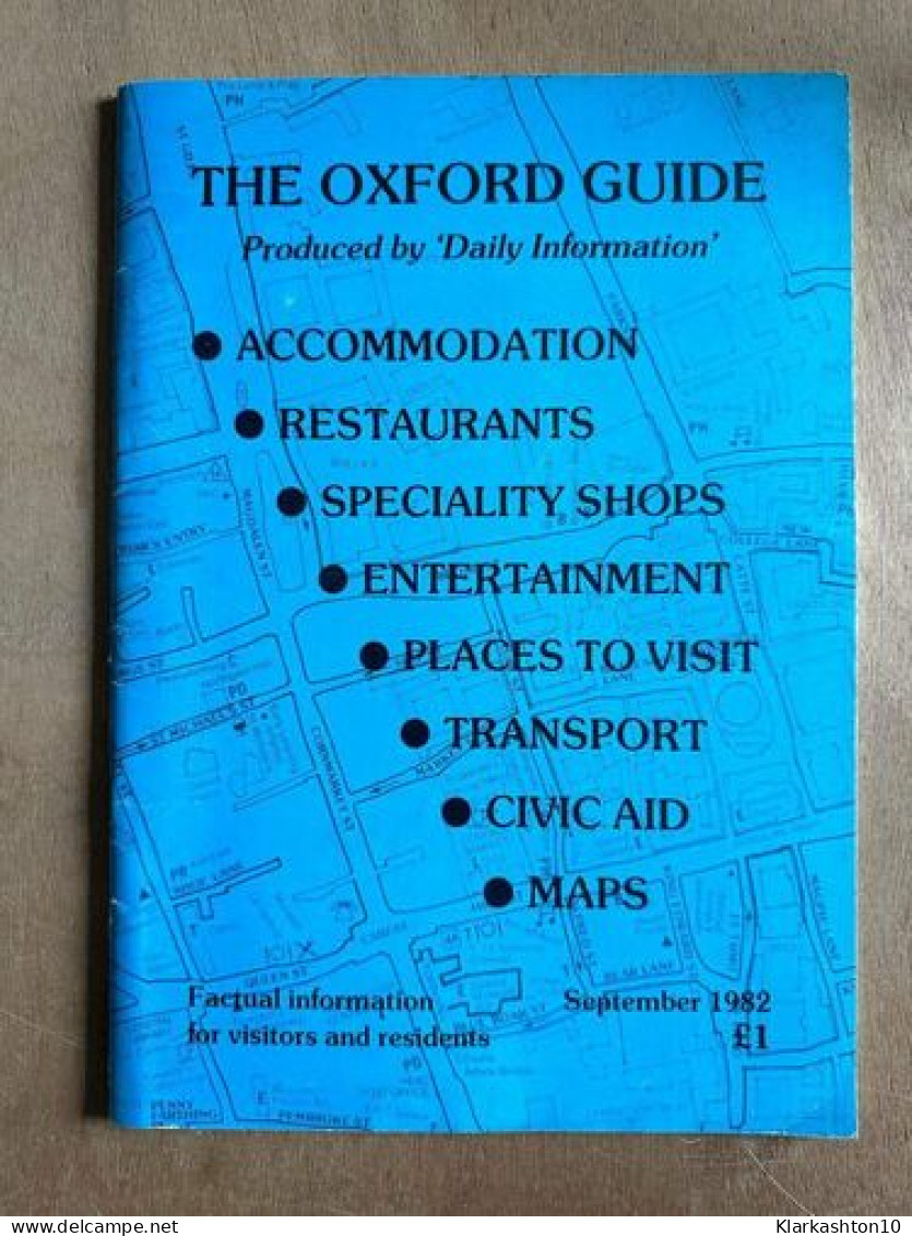 The Oxford Guide Produced By "Daily Information" - Autres & Non Classés