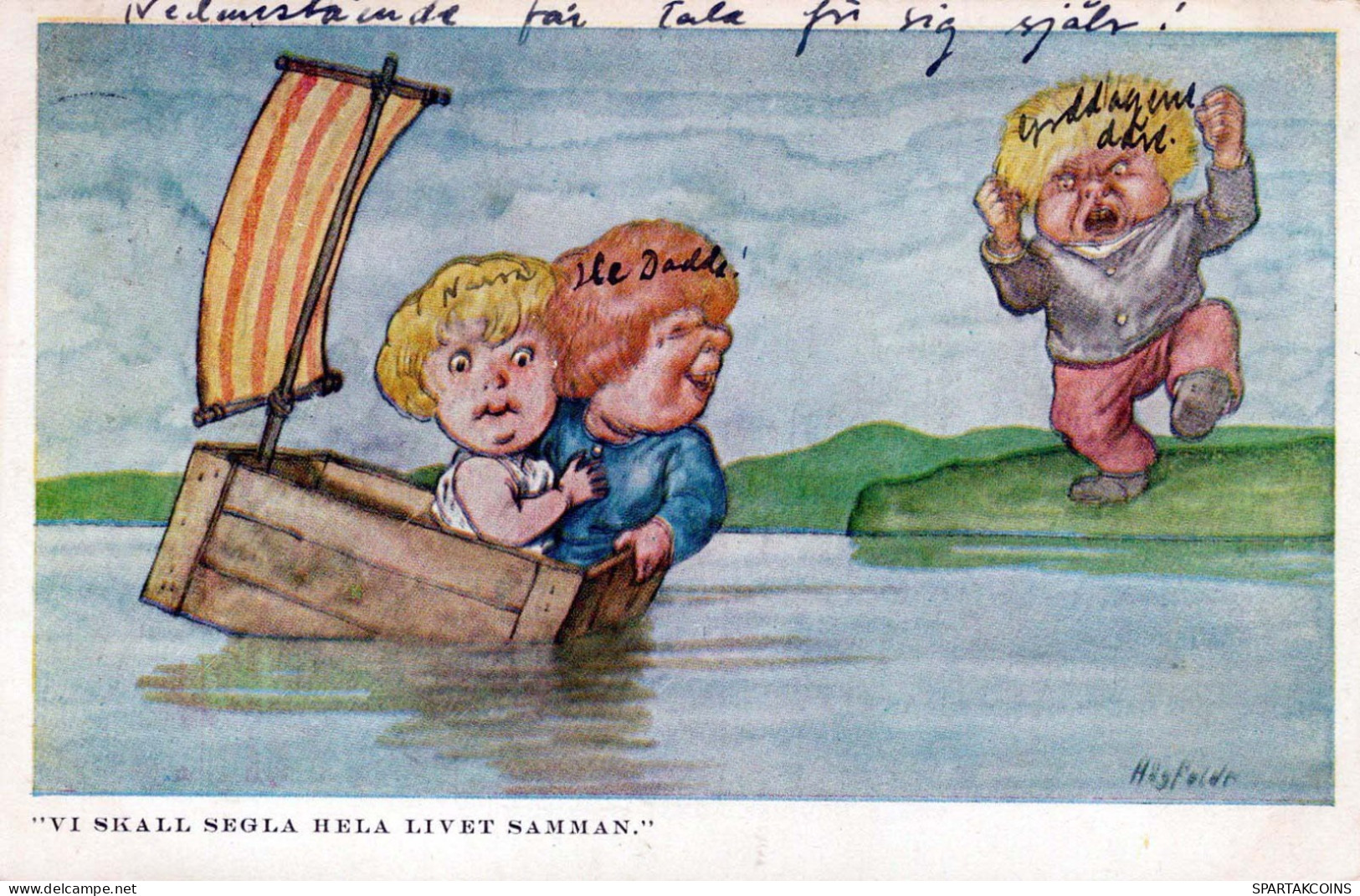 BAMBINO BAMBINO Scena S Paesaggios Vintage Cartolina CPSMPF #PKG636.A - Szenen & Landschaften