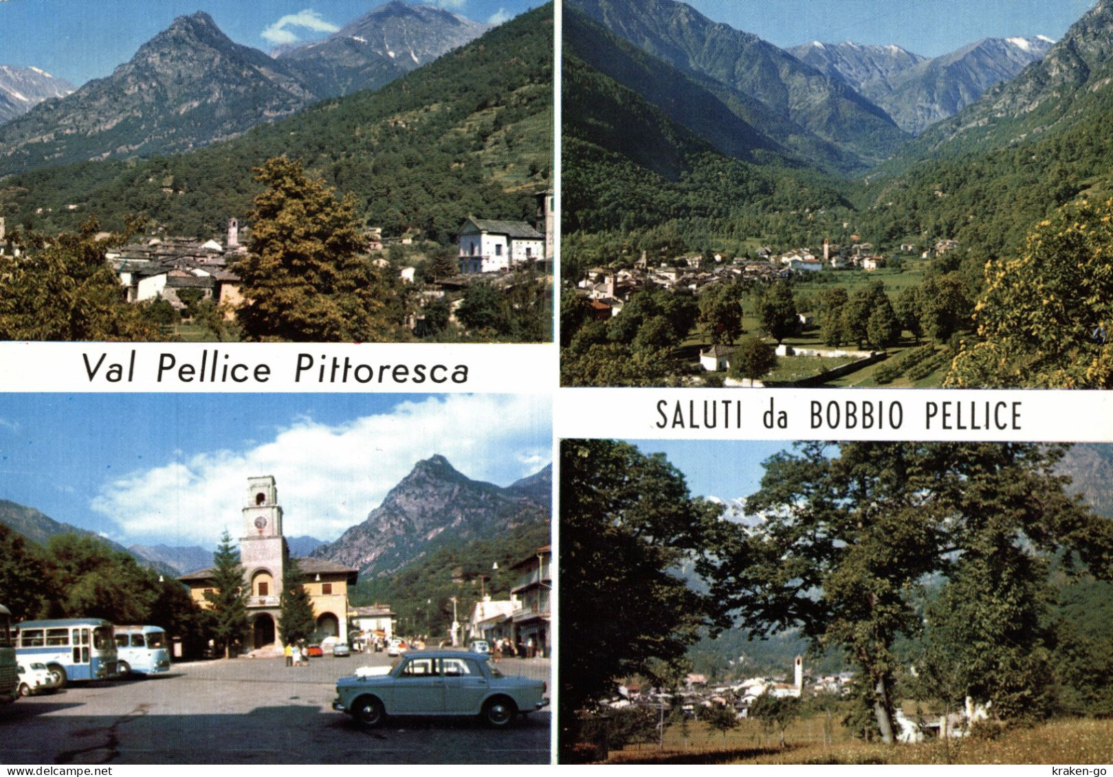 BOBBIO PELLICE, Torino - Saluti, Vedutine - VG - #050 - Sonstige & Ohne Zuordnung