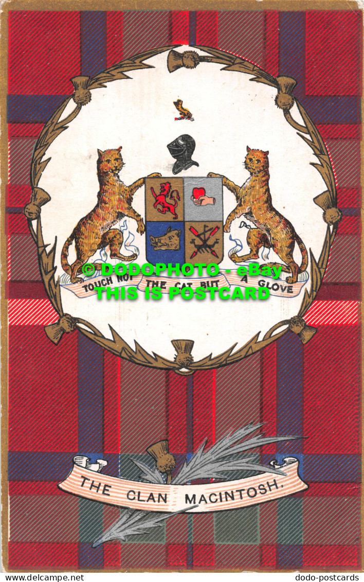 R549762 The Clan Macintosh. Ja Ja. Clan Tartan Heraldic Series. 1906 - Welt