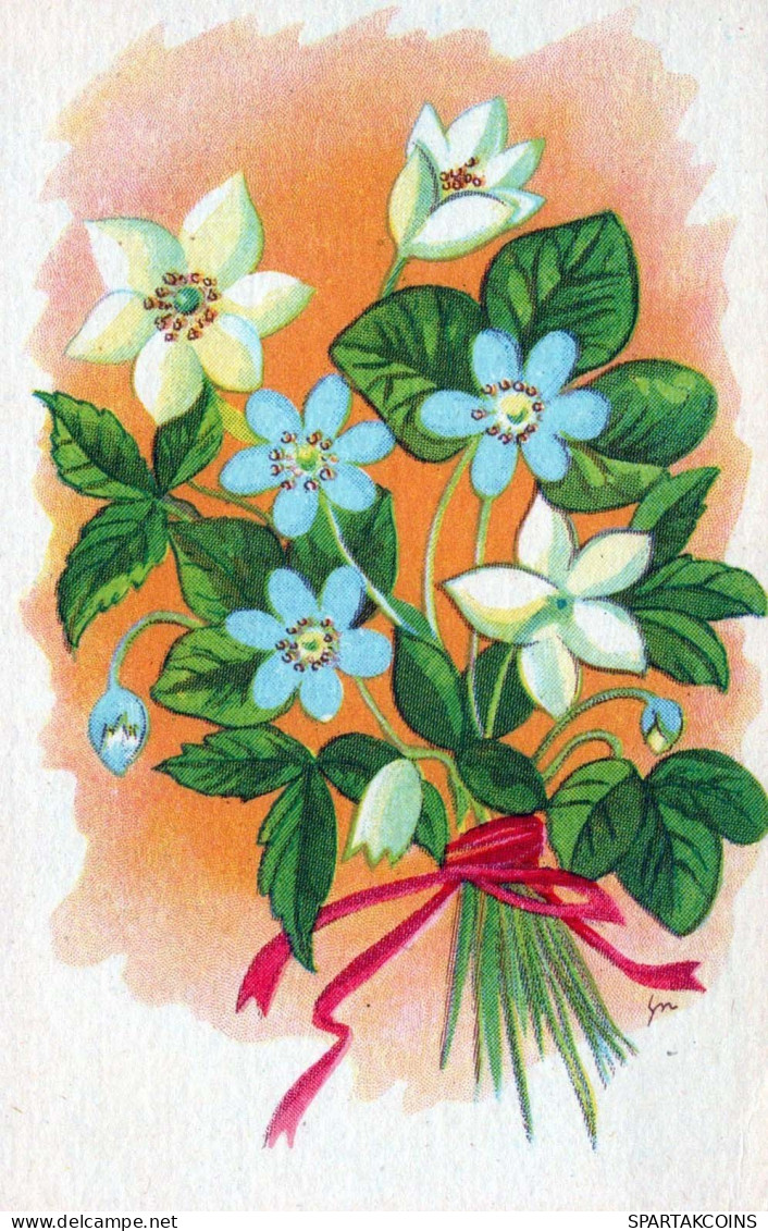 FIORI Vintage Cartolina CPSMPF #PKG016.A - Flowers
