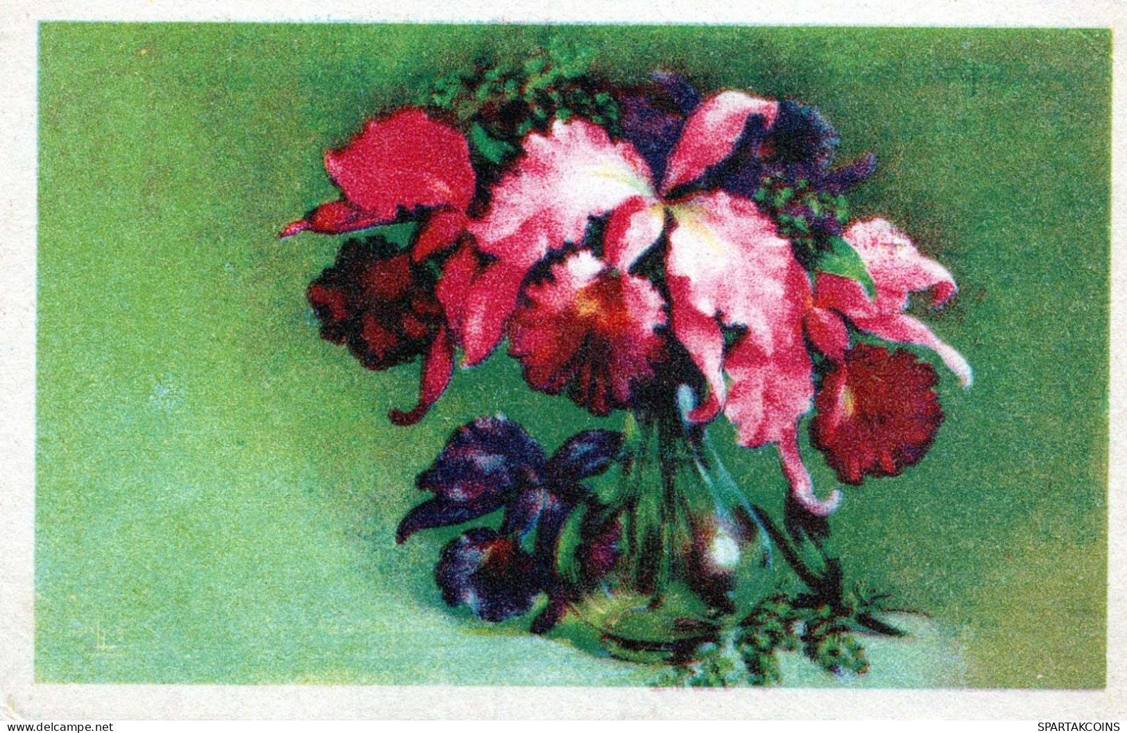 FIORI Vintage Cartolina CPA #PKE703.A - Flowers